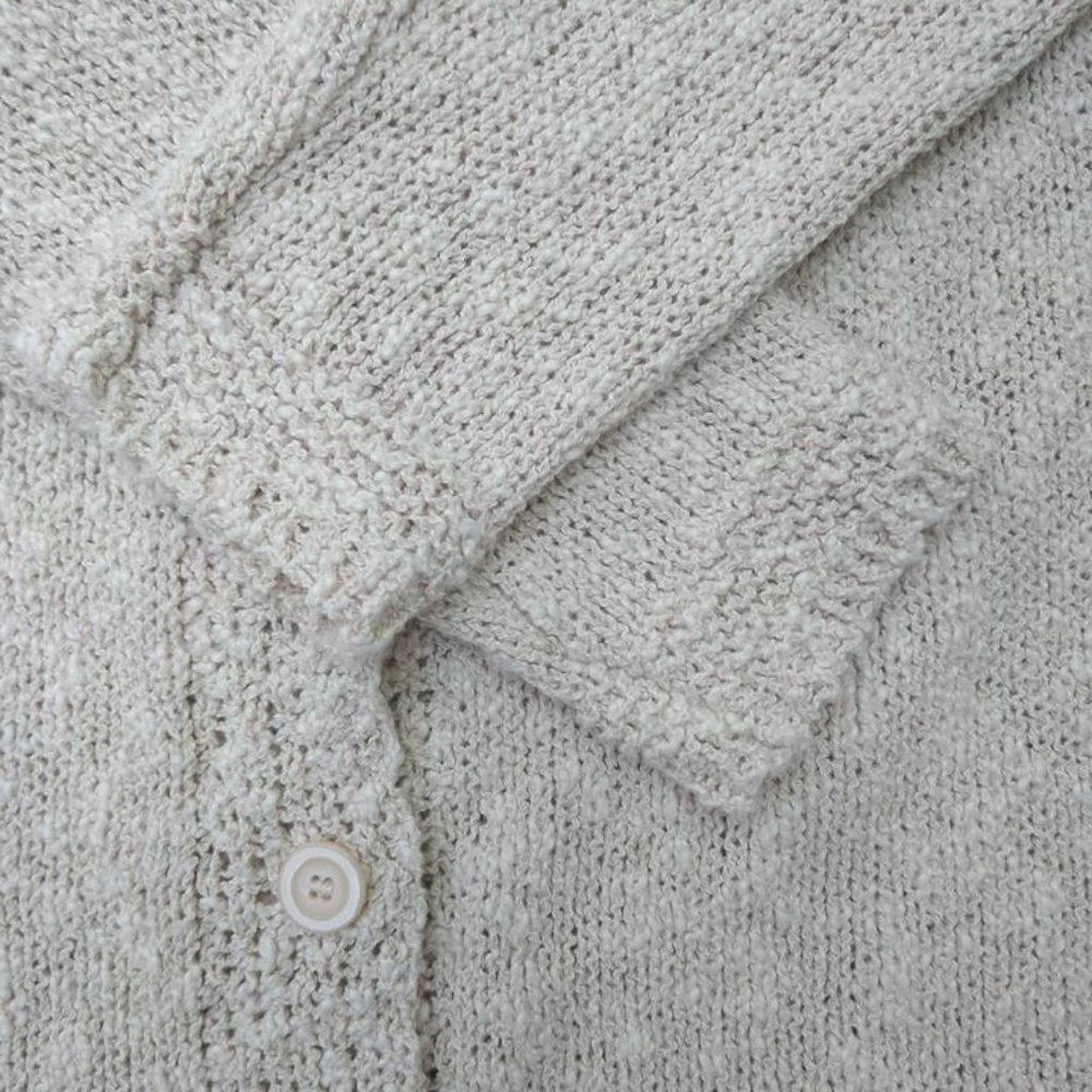 Blarney Woollen Mills Cable Knit Cardigan Sweater - Picture 5 of 6